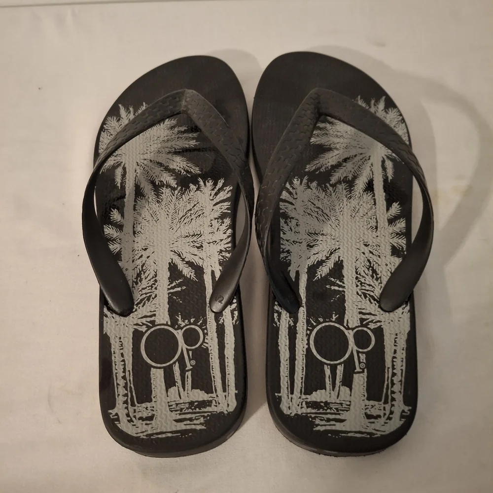 OP Black and Gray Flip-Flops